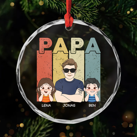 2101OGE1 papas gang weihnachtsschmuck personalisiert_ glas papa 2101O3H8B