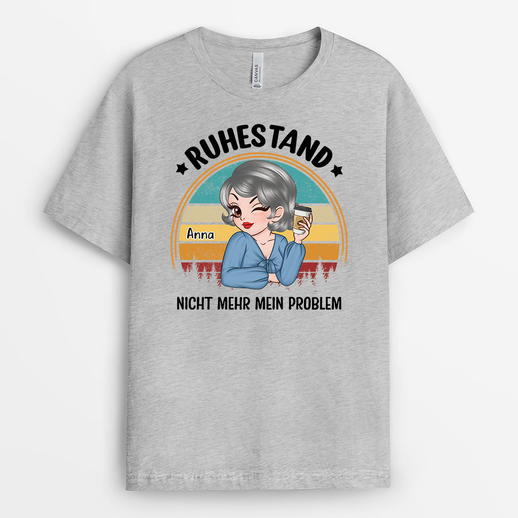 2107AGE2 personalisiertes im ruhestand nicht mehr mein problem t shirt