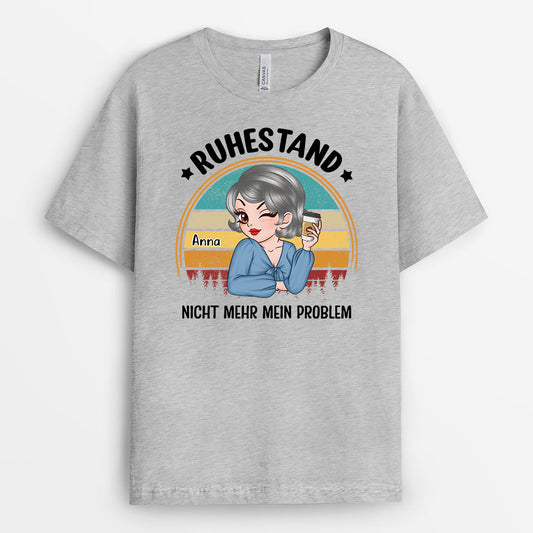 2107AGE2 personalisiertes im ruhestand nicht mehr mein problem t shirt