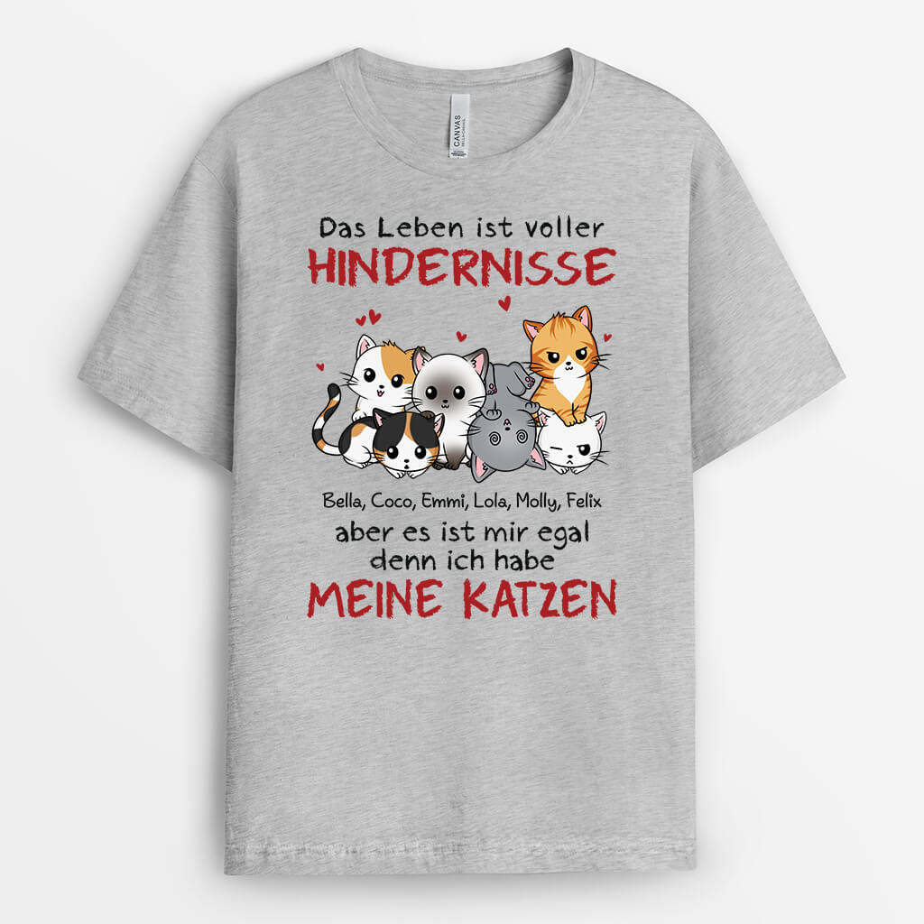 2110AGE2 personalisiertes das leben ist voller hindernisse es ist mir egal ich habe meine katze t shirt_d677ad4d cd82 4d43 92f8 a19f78f3e146