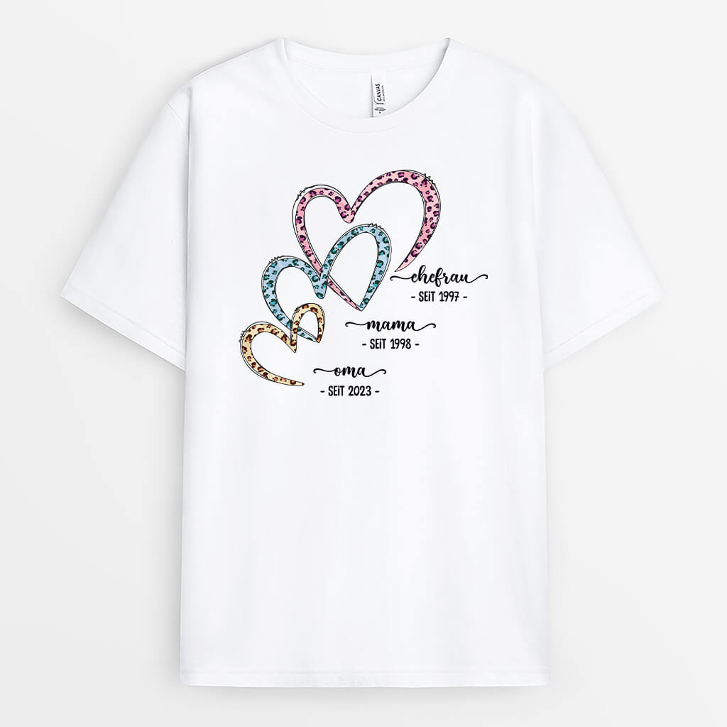 Oma Mama Ehefrau Seit - Personalisiertes Geschenk | T-shirt für Frauen