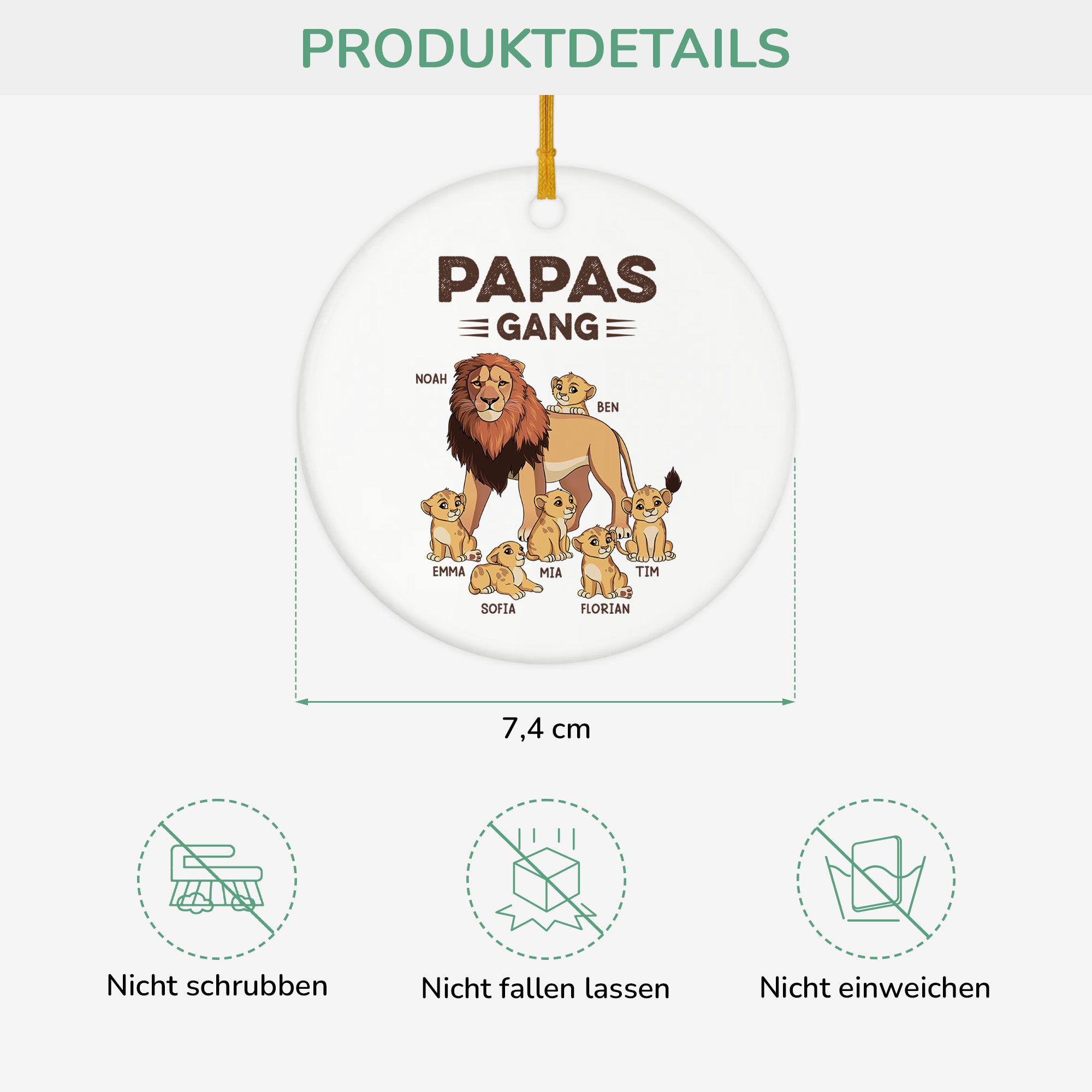 2137OGE3 opas papas gang lowe personalisierter weihnachtsschmuck_ keramik opa papa 2137O6L8B