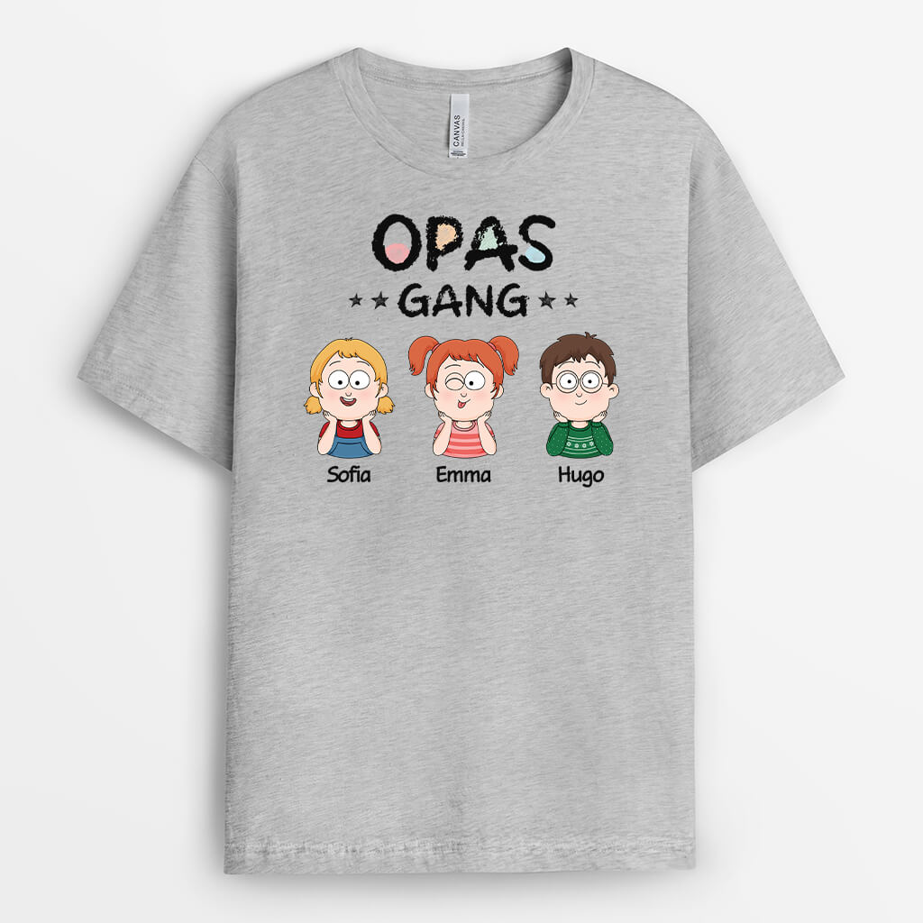 2140AGE2 personalisiertes mamas omas bande t shirt