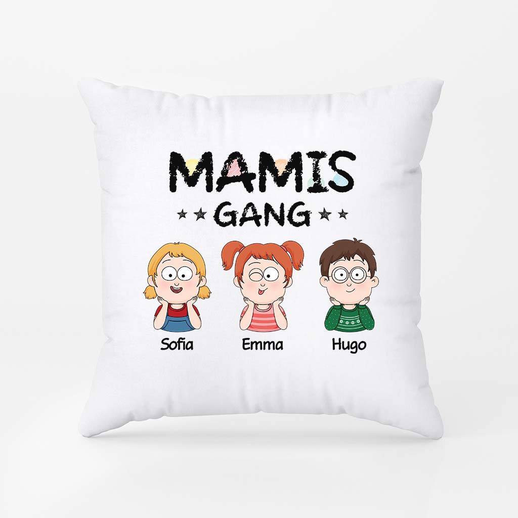 2140PGE2 papas gang chibi zeichenstil mama papa kissen personalisiert 2140P5U7B