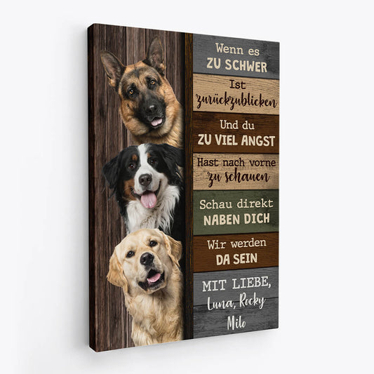 2155CGE2 personalisierte schau direkt neben dich ich werde immer da sein leinwand