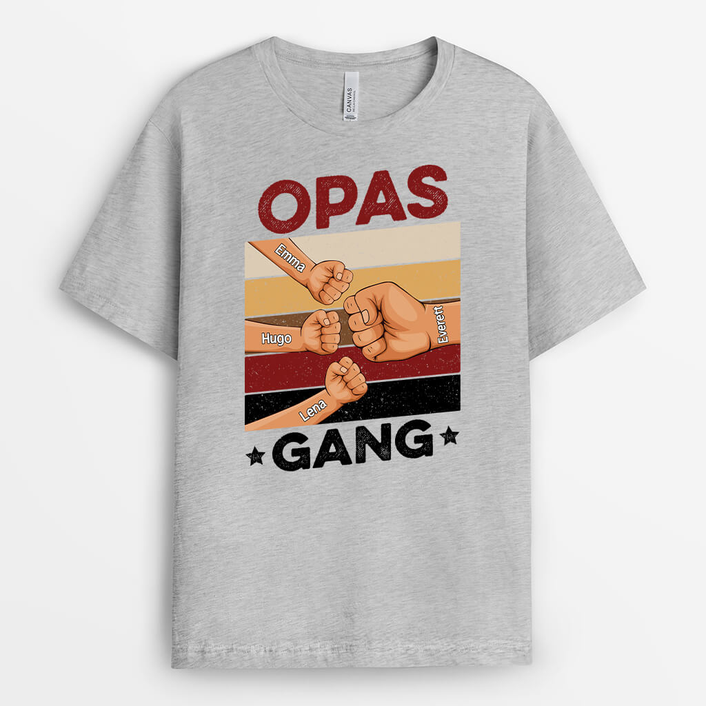 Papas Bande - Personalisiertes Geschenk | T-shirt für Papas