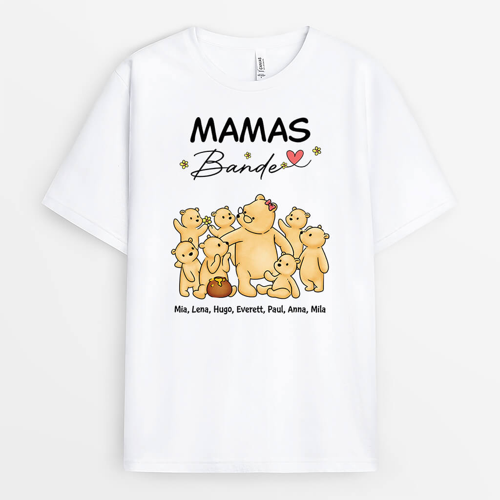 Mamas/Omas Bande Bär - Personalisiertes Geschenk | T-shirt für Mamas