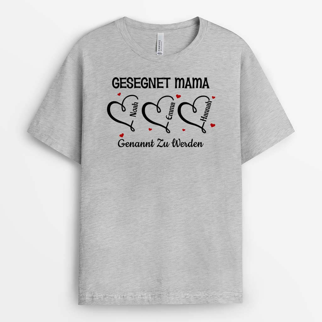 Gesegnet Oma Genannt Zu Werden - Personalisiertes Geschenk | T-shirt für Omas