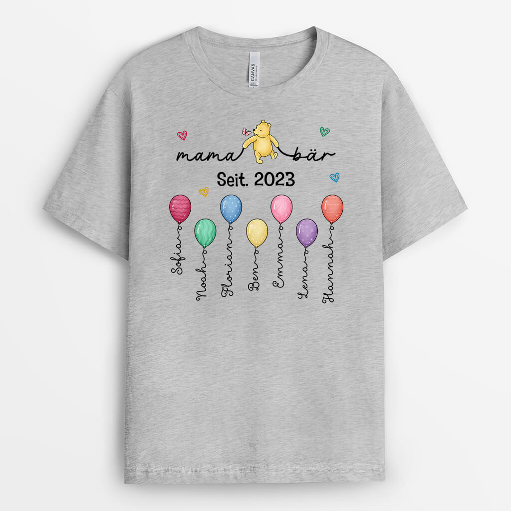 Mama Bär - Personalisiertes Geschenk | T-shirt für Mamas