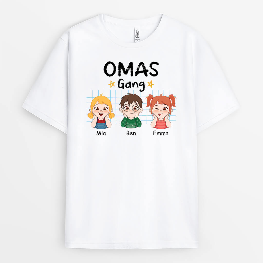 Mamas/Omas Bande - Personalisiertes Geschenk | T-shirt für Frauen