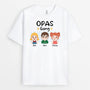 2190AGE1 personalisiertes papas opas bande t shirt