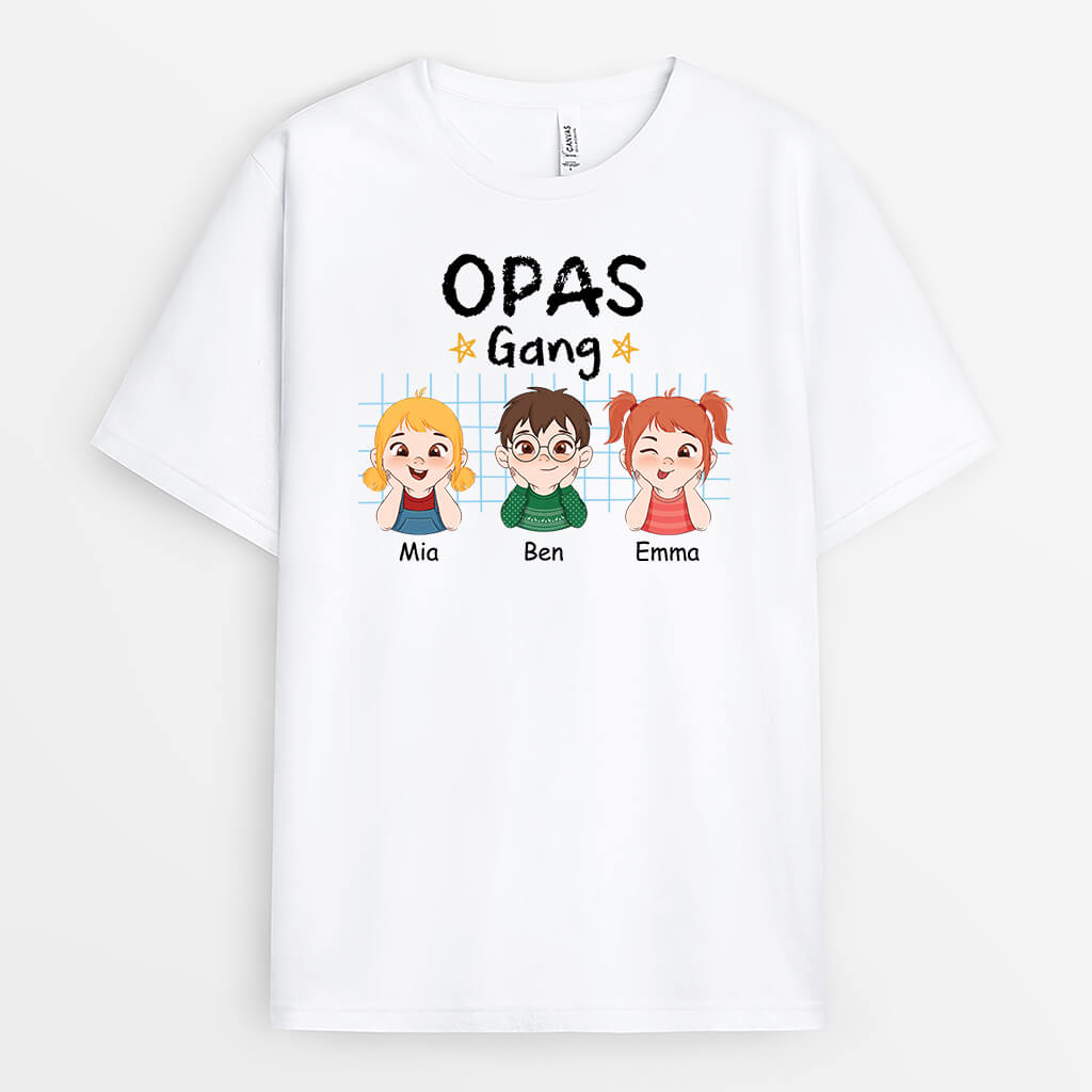 Papas/Opas Bande - Personalisiertes Geschenk | T-shirt für Herren