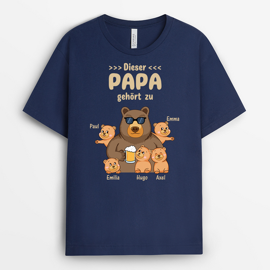 2205AGE2 personalisiertes dieser opa papa gehort zu t shirt 2205a687b