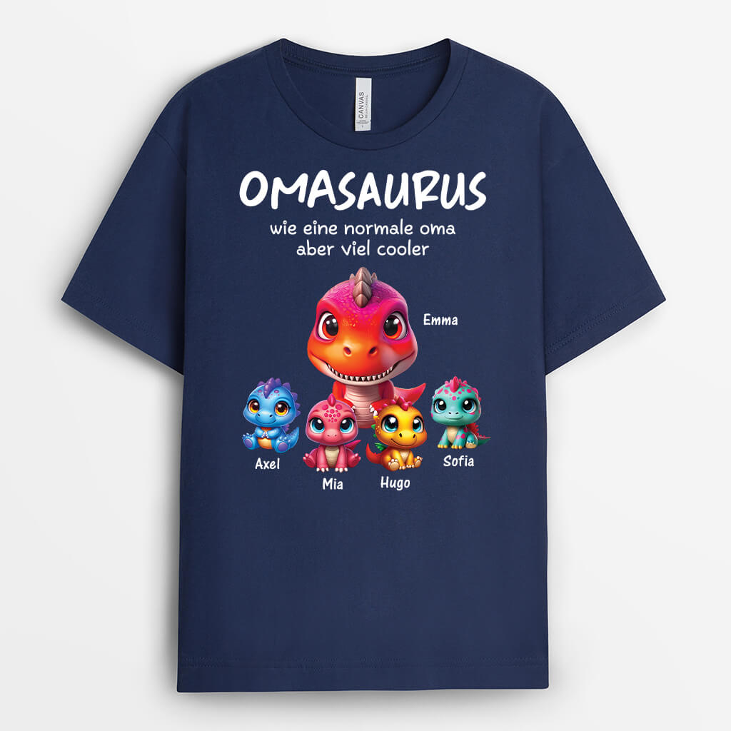 Mamasaurus/Omasaurus - Personalisiertes Geschenk | T-Shirt für Mamas/Omas