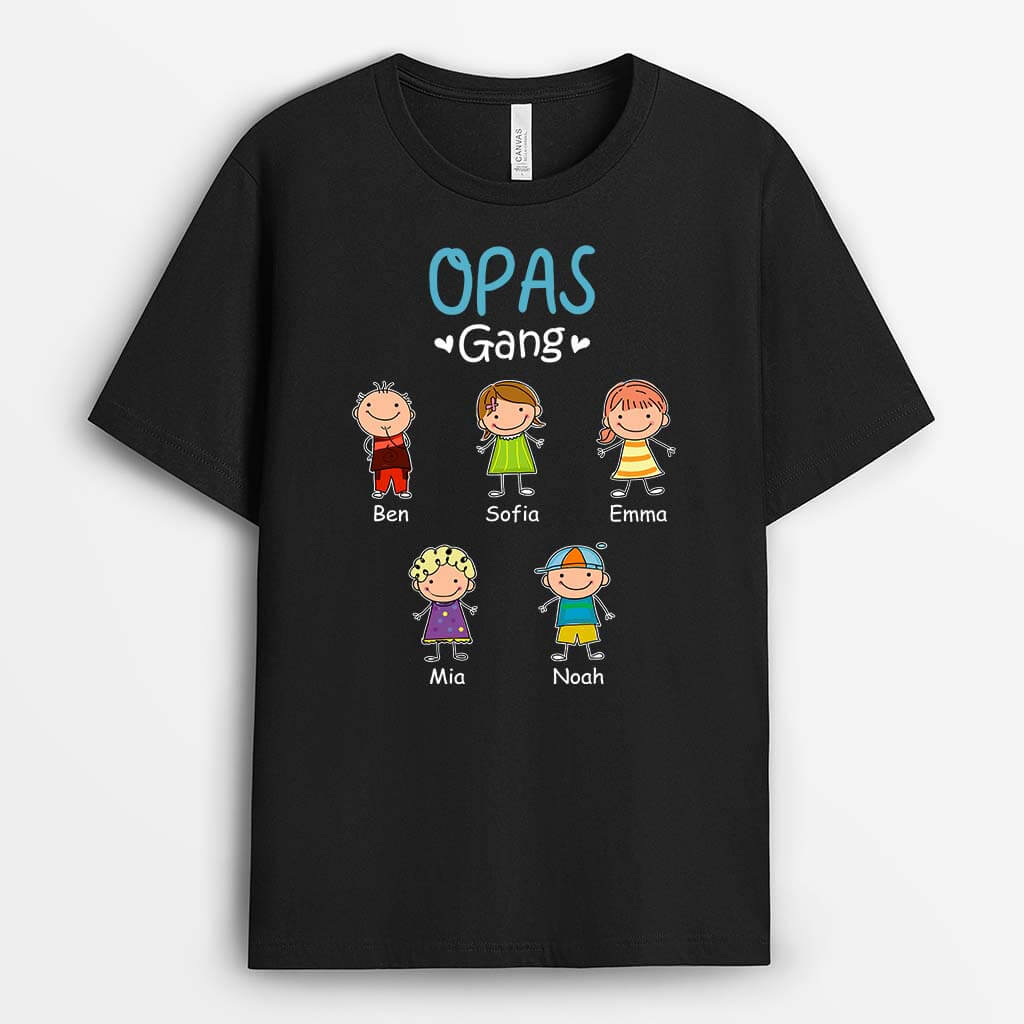 Papas/Opas Bande - Personalisiertes Geschenk | T-Shirt für Papas