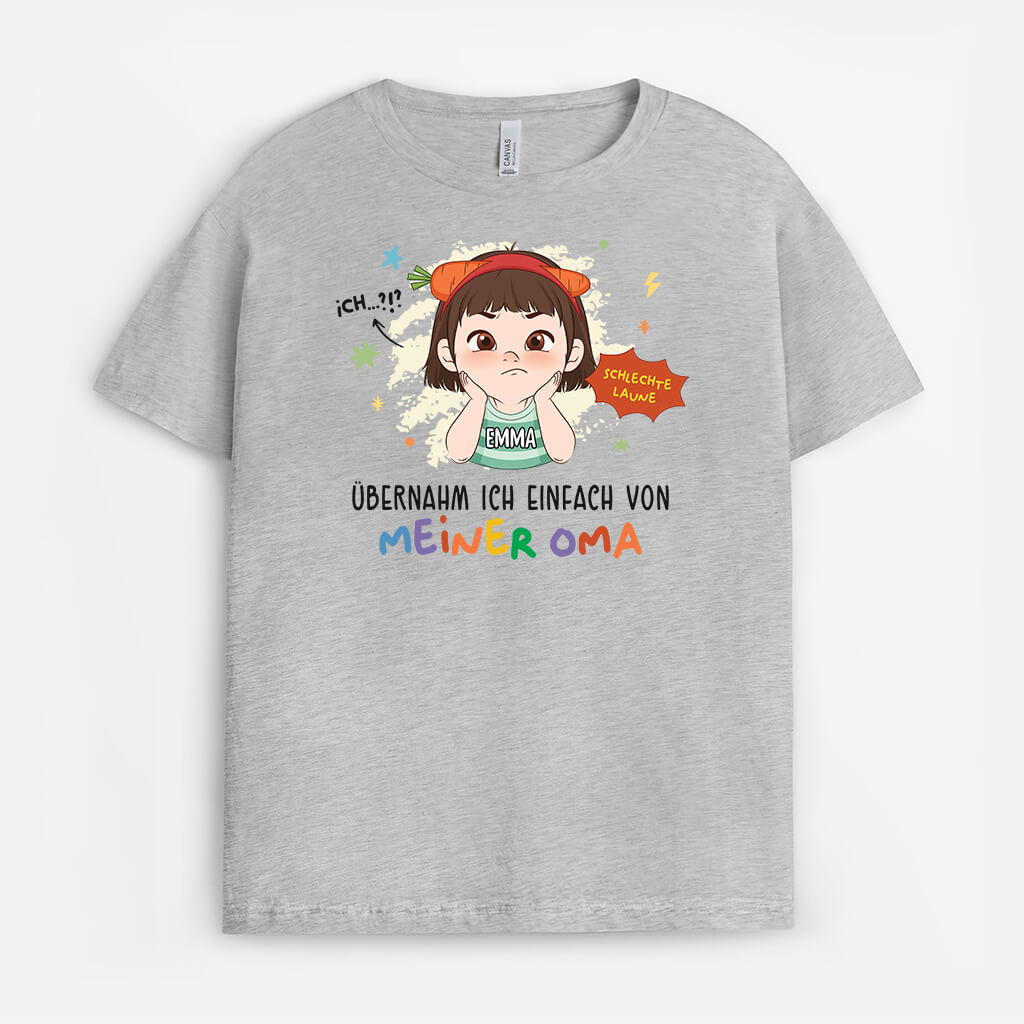 Schlechte Laune - Personalisiertes Geschenk | T-shirt für Kinder