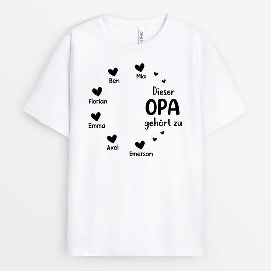 2248AGE2 diese mama oma gehort zu personalisiertes t shirt fur omas und mamas 2248a9a5a