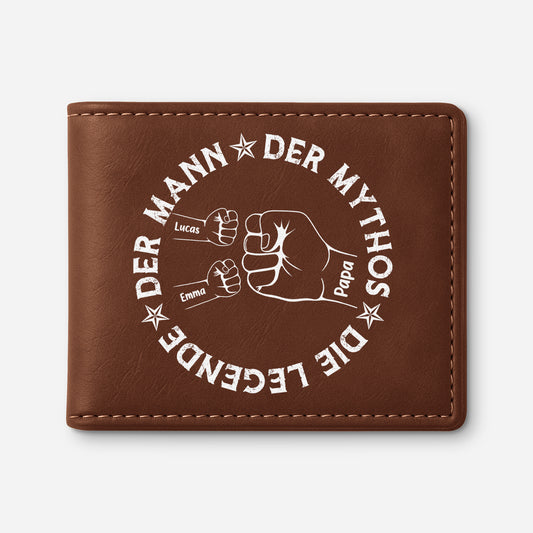 2261JGE1 papa der mann der mythos die legende geldborse herren personalisiert kreis 2261J6I5B