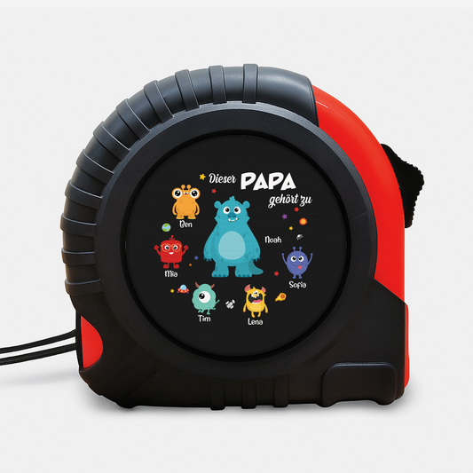 2262OGE1 dieser papa gehort zu monster massband personalisiert papa 2262O