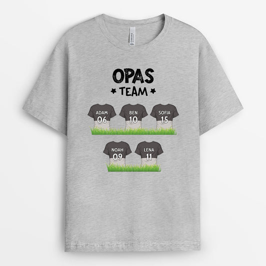 2263AGE2 personalisiertes papas fussballmannschaft t shirt 2263a6e8b