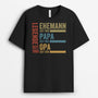 2274AGE1 personalisiertes legende ehemann papa und opa zeit t shirt 2274a9e5b