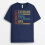 2274AGE2 personalisiertes legende ehemann papa und opa zeit t shirt 2274a9e5b
