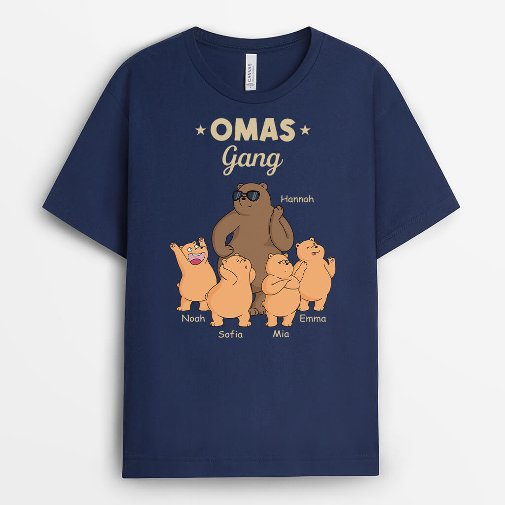 Mamas/Omas Bande Bär - Personalisiertes Geschenk | T-shirt für Mamas