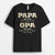 Papa Opa Sein - Personalisiertes Geschenk | T-shirt für Opas/Papas