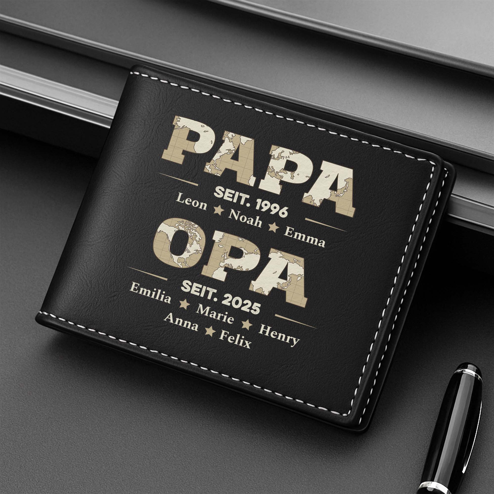 2315JGE2 papa opa seit weltkarte geldborse herren personalisiert_ 2315J5T5B