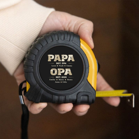 2315OGE2 papa seit weltkarte massband personalisiert papa 2315OTL5B