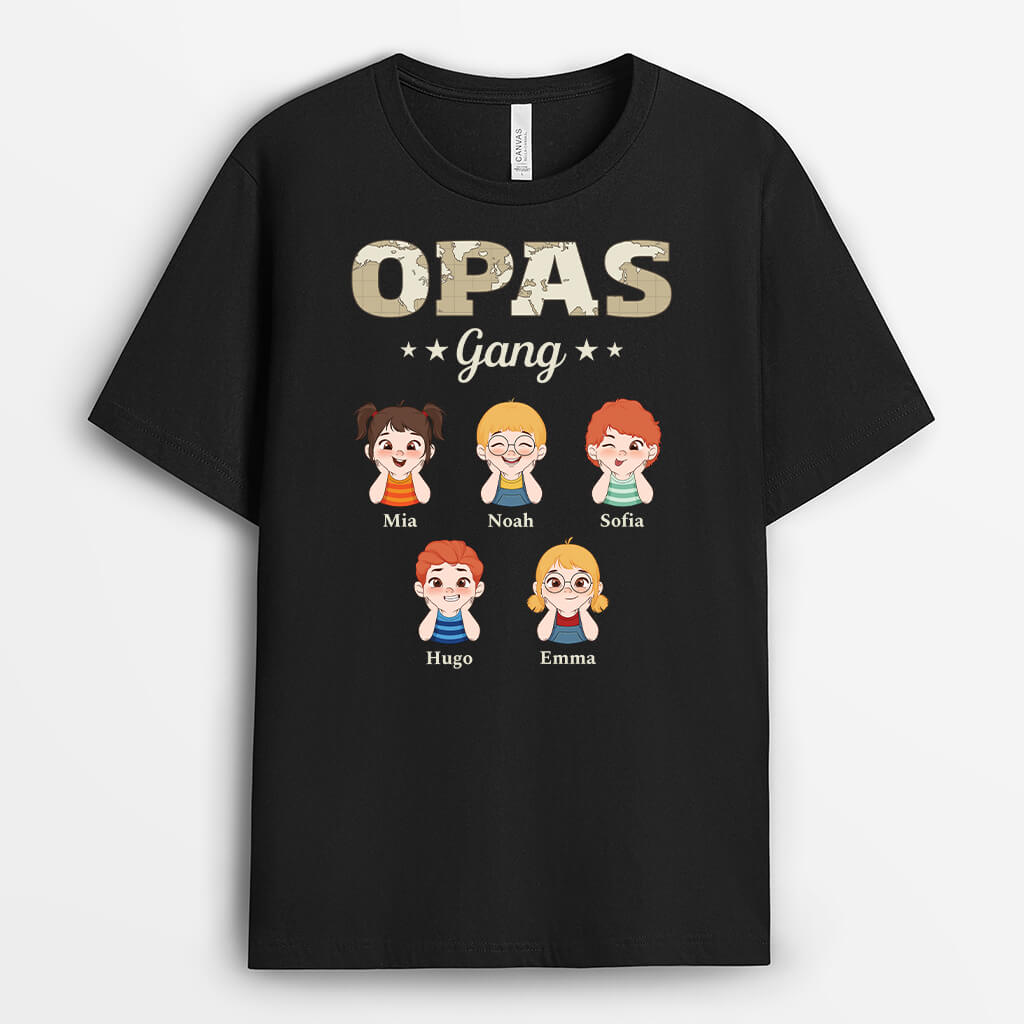 Papas/Opas Bande - Personalisiertes Geschenk | T-shirt für Opas/Papas