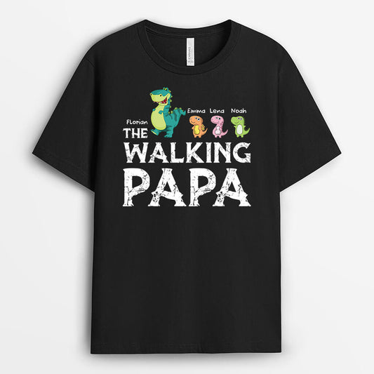 2331AGE1 personalisiertes der wandelnde papa t shirt 2331a3e0b