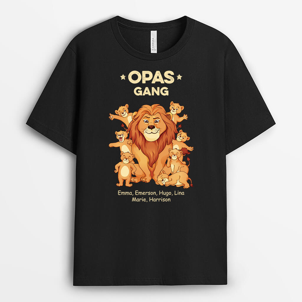 Papas/Opas Bande - Personalisiertes Geschenk | T-shirt für Opas/Papas