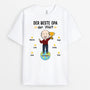2345AGE1 personalisiertes der beste papa opa der welt t shirt 2345a6c8b