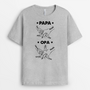 2347AGE2 personalisiertes zuerst papa jetzt opa t shirt 2347a6a5b