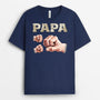 2370AGE1 personalisiertes opa und kinder faust t shirt 2370a945b