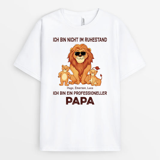 2376AGE1 personalisiertes ich bin nicht im ruhestand ich bin ein professioneller opa t shirt 2376a5e7b