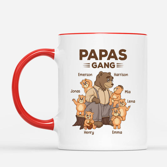 2393MGE2 papas opas bande bar  personalisiertes t shirt fur herren