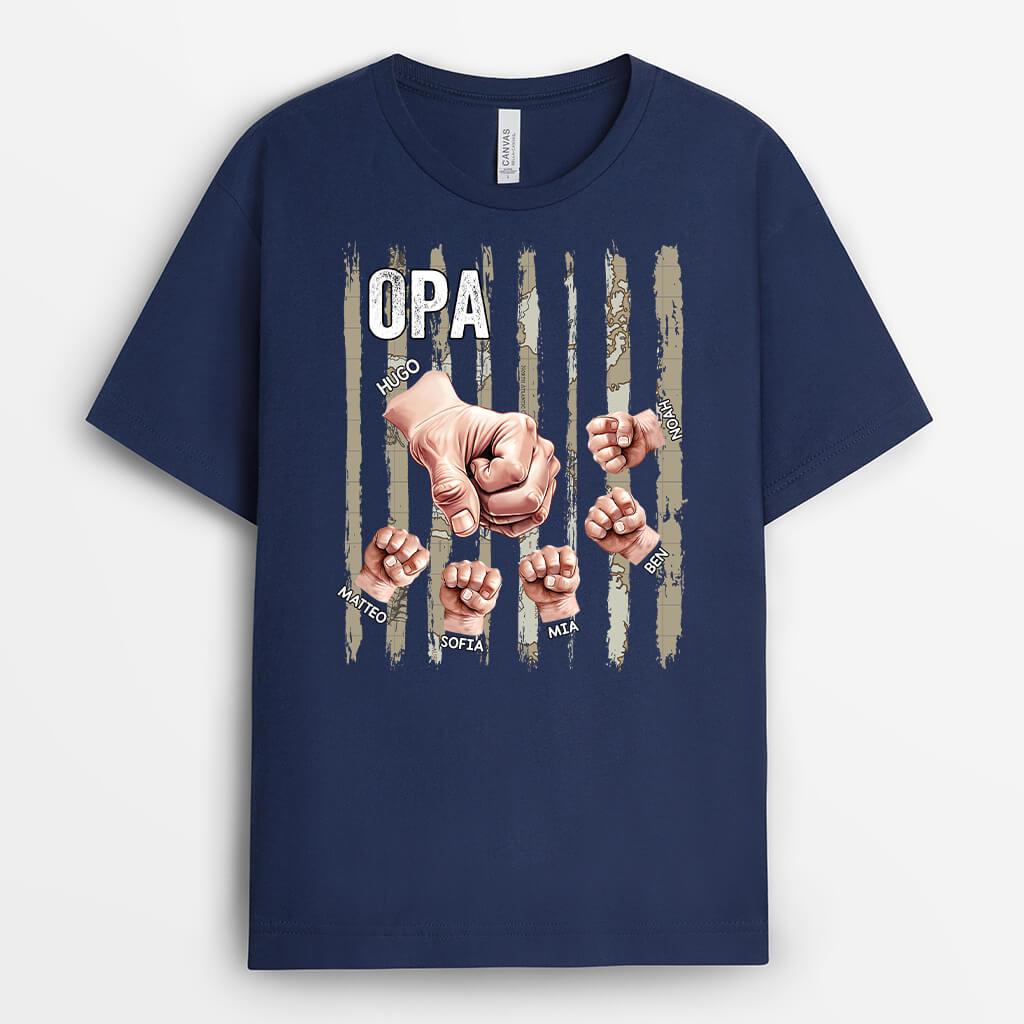 Papa/Opa Faust - Personalisiertes Geschenk | T-Shirt für Opas/Papas