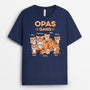 2422AGE2 personalisiertes papas opas bande tiger t shirt 2422a9g8b