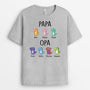 2424AGE1 personalisiertes papas opas dinosaurier t shirt