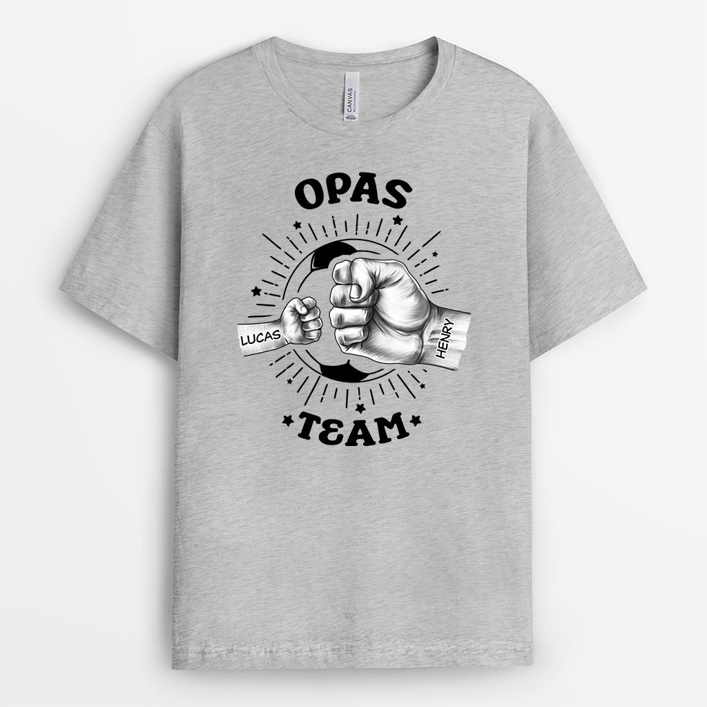 2438AGE2 papas team weisses t shirt papa personalisiert_ 2438A587B