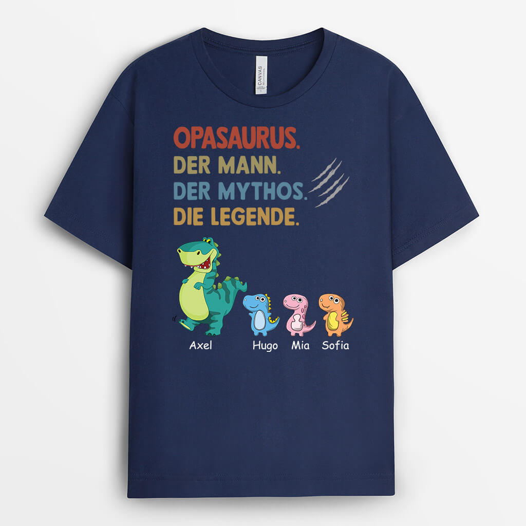 Opasaurus - Personalisiertes Geschenk | T-Shirt für Opas