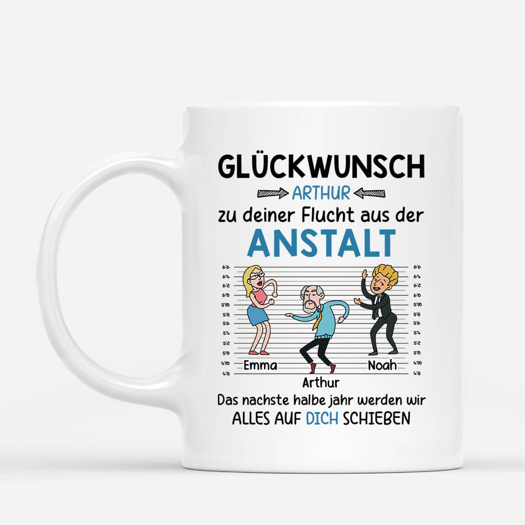 2582MGE2 personalisierte feierlichkeiten und schuldzuweisungen tasse