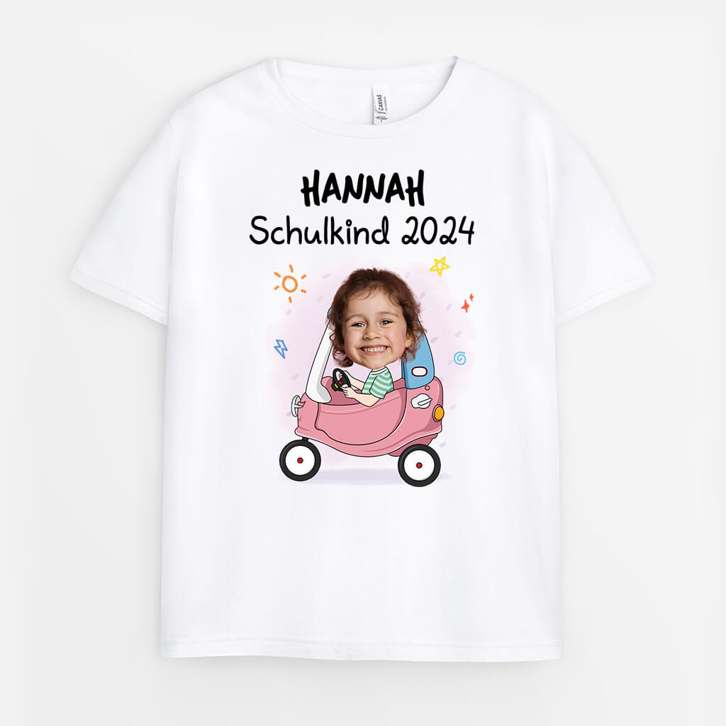 Schulkind - Personalisiertes Geschenk | T-Shirt für Mädchen