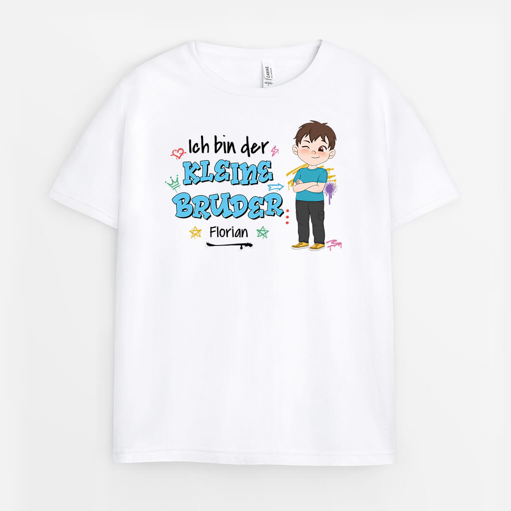 Ich Bin Der Bruder - Personalisiertes Geschenk | T-Shirt für Kinder