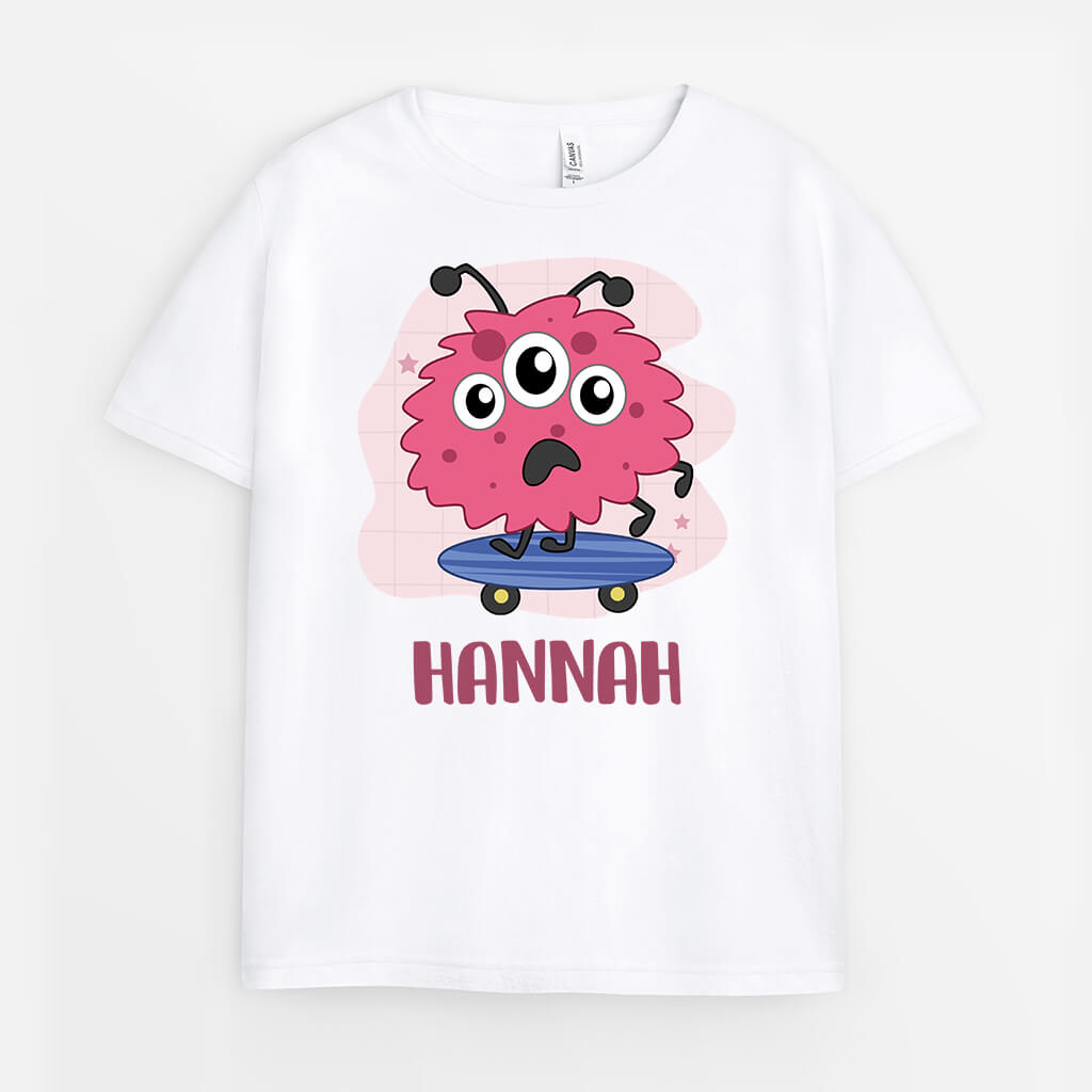 Monster Und Kindernamen - Personalisiertes Geschenk | T-Shirt für Kinder