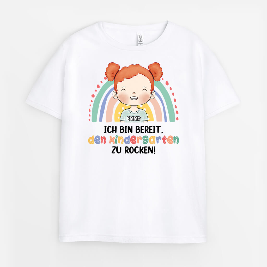 Ich Bin Bereit Kinder  - Personalisiertes Geschenk | T-Shirt für Kinder