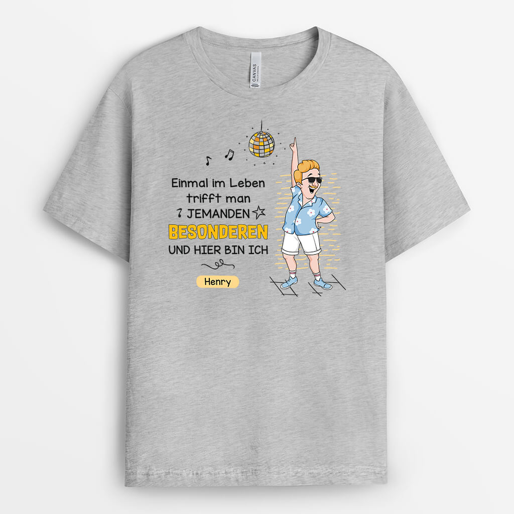 Einmal Im Leben - Personalisiertes Geschenk | T-Shirt für Männer