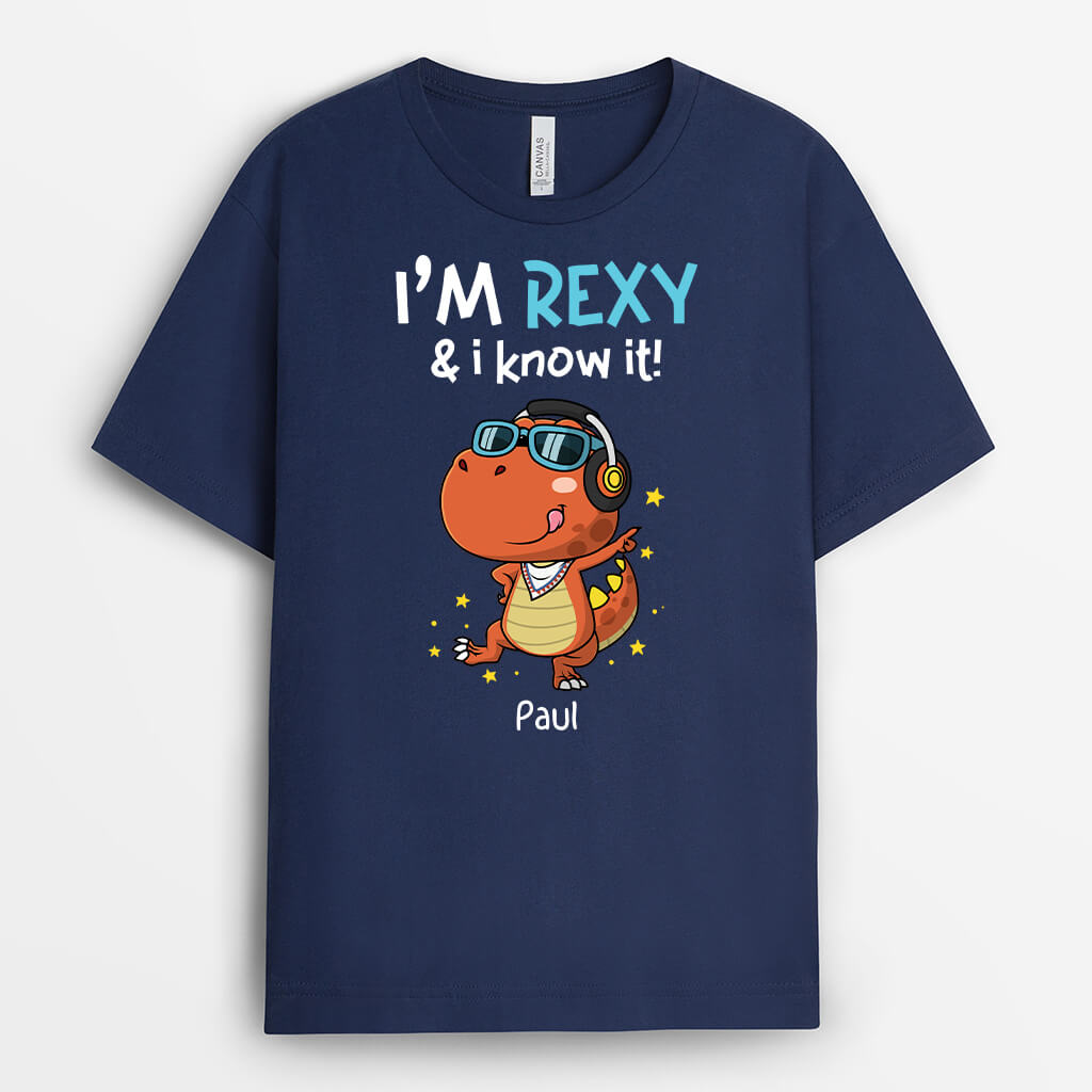 Ich Bin Rexy Und Ich Weiß Es - Personalisiertes Geschenk | T-Shirt für Männer